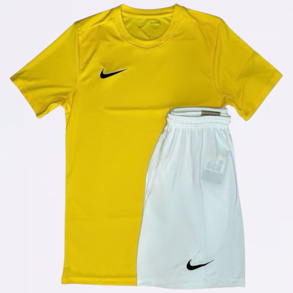 Nike Dri Fit Set - Yellow / White (Junior)