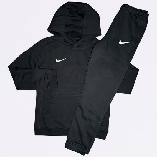 Nike Park Hoodie & Joggers Set - Black (Junior)