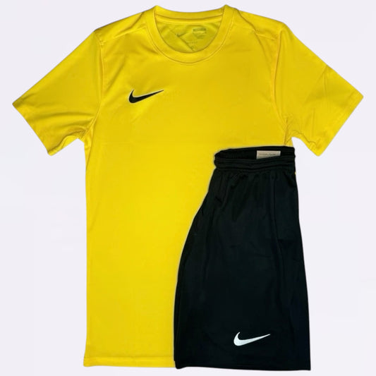 Nike Dri Fit Set - Yellow / Black (Junior)