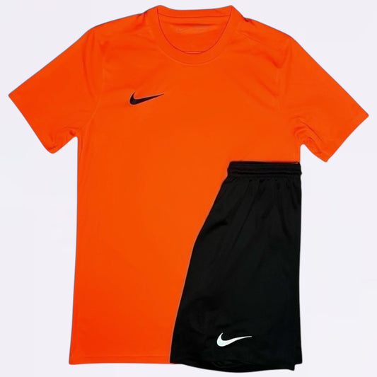 Nike Dri Fit Set - Orange / Black (Junior)
