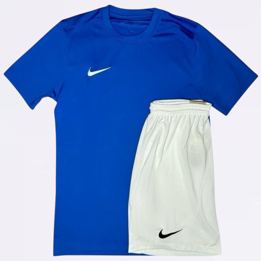 Nike Dri Fit Set - Royal Blue / White (Junior)