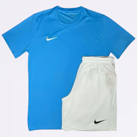 Nike Dri Fit Set - University Blue / White (Junior)