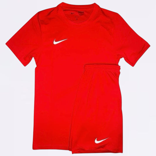 Nike Dri Fit Set - Red (Junior)