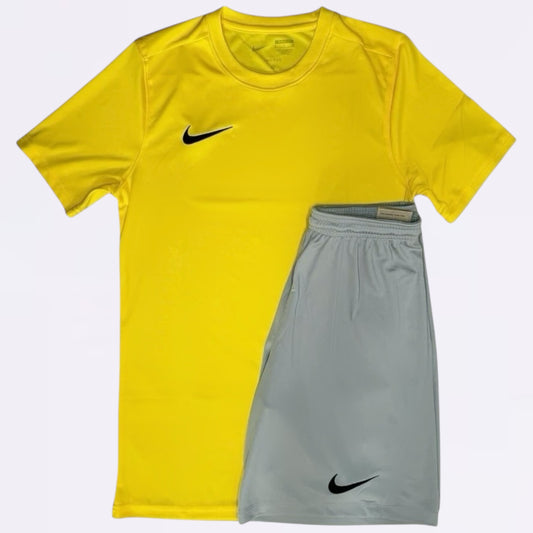 Nike Dri Fit Set - Yellow / Grey (Junior)