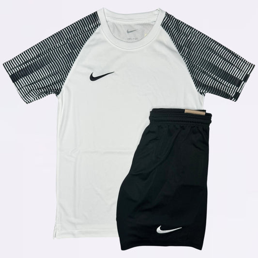 Nike Dri Fit Academy Set - White / Black (Junior)