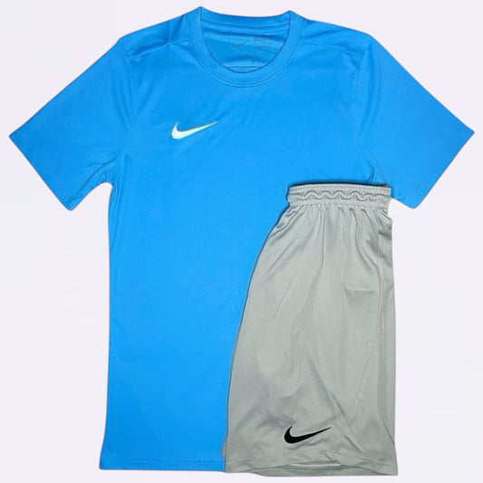 Nike Dri Fit Set - University Blue / Grey