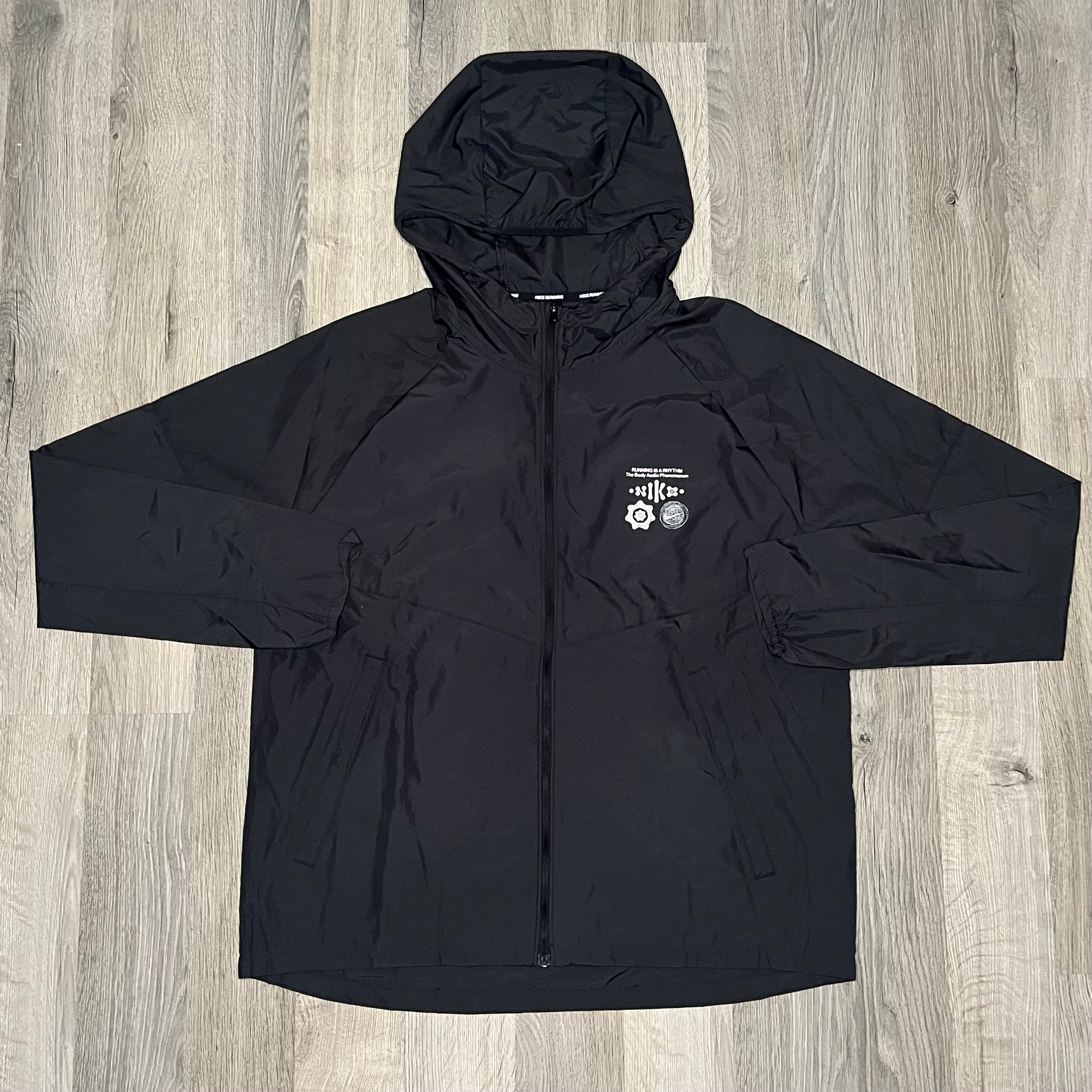 Nike windrunner all black clearance