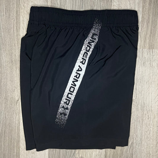 Under Armour Graphic Woven Shorts Black White