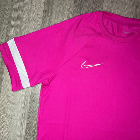 Nike Academy 2.0 Tee Pink White