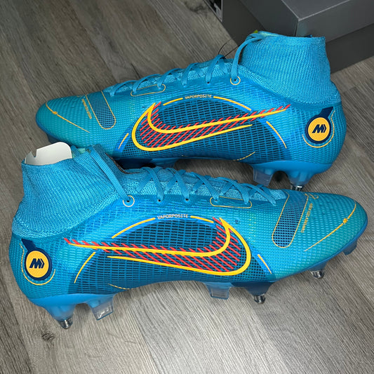 Nike Mercurial Superfly 8 Elite SG-Pro Blue Football Boots