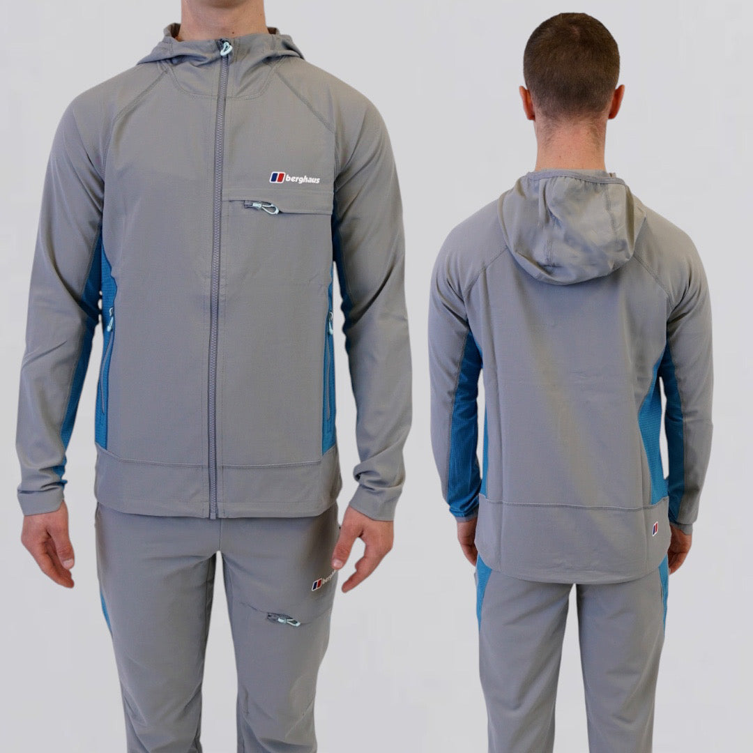 Berghaus Wavertree Set - Jacket & Bottoms - Dark Grey / Blue
