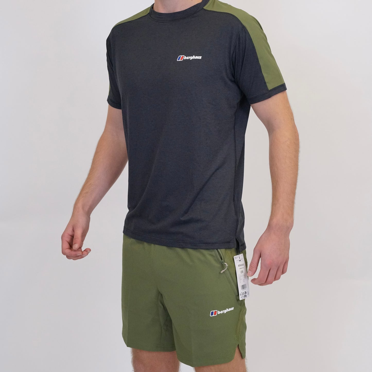Berghaus Farndale Tech Tee - Green / Black