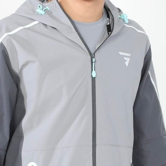 GRIID Reflect Windrunner - Grey / Aqua