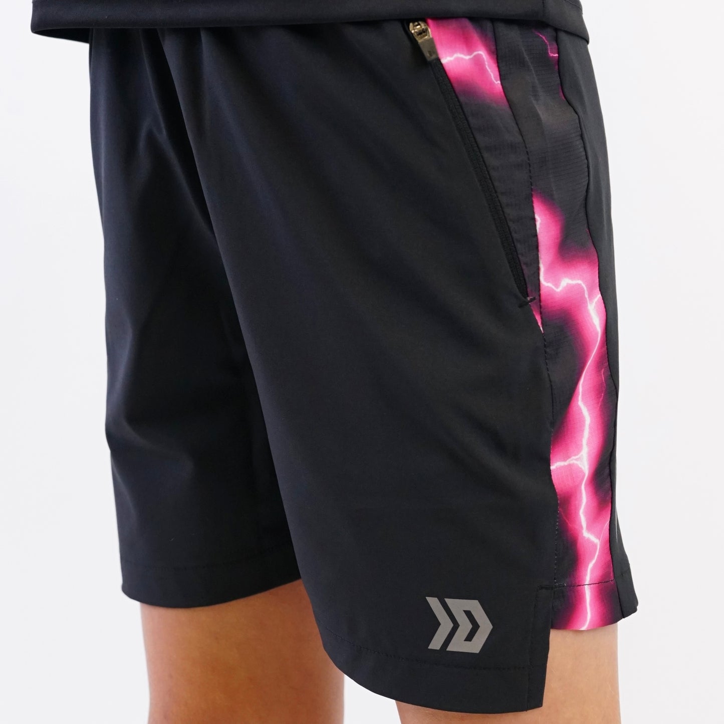 DASH Lightning Tee Set - Black / Pink (Junior)