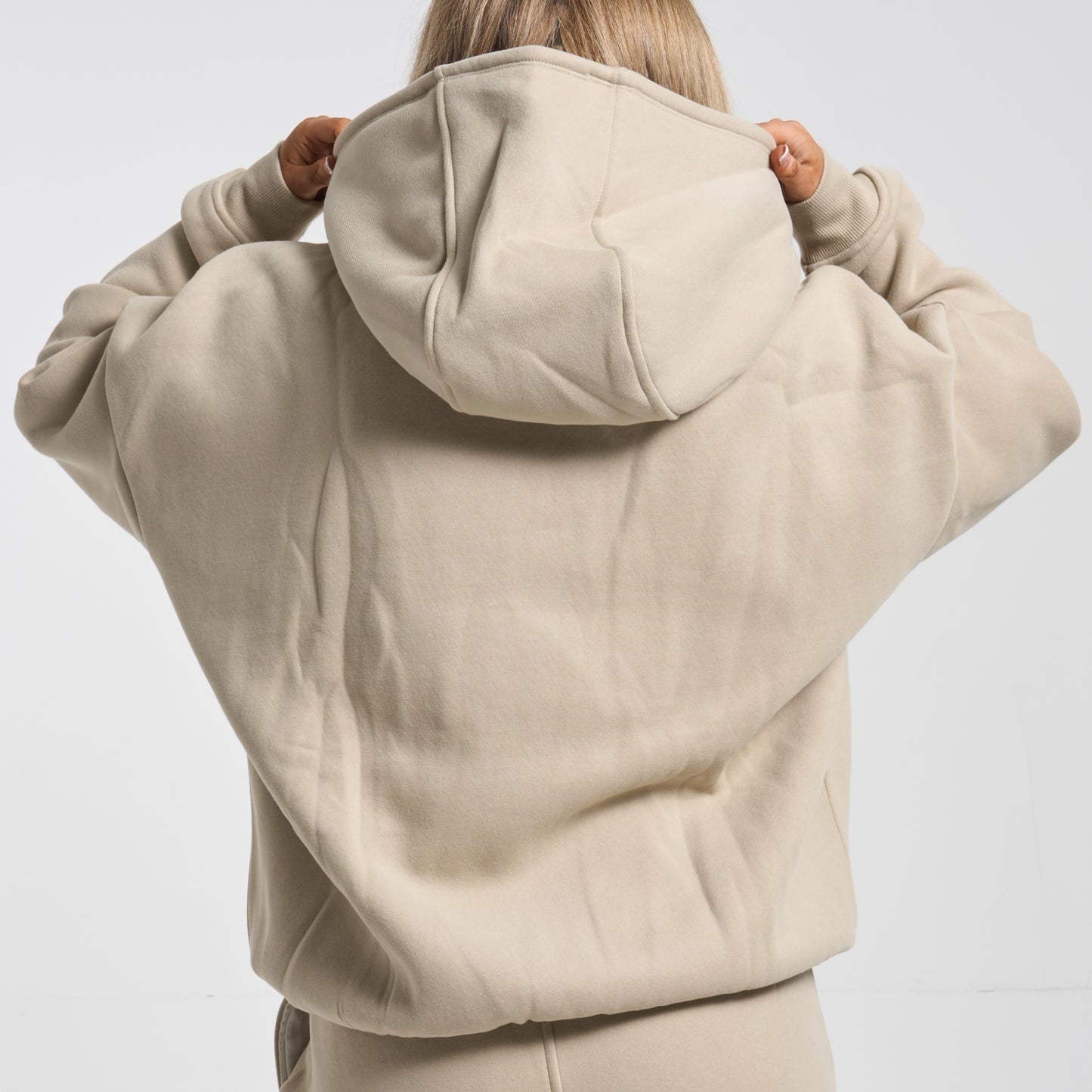 INFORM Hoodie & Joggers Oversized Recovery Set - Sand