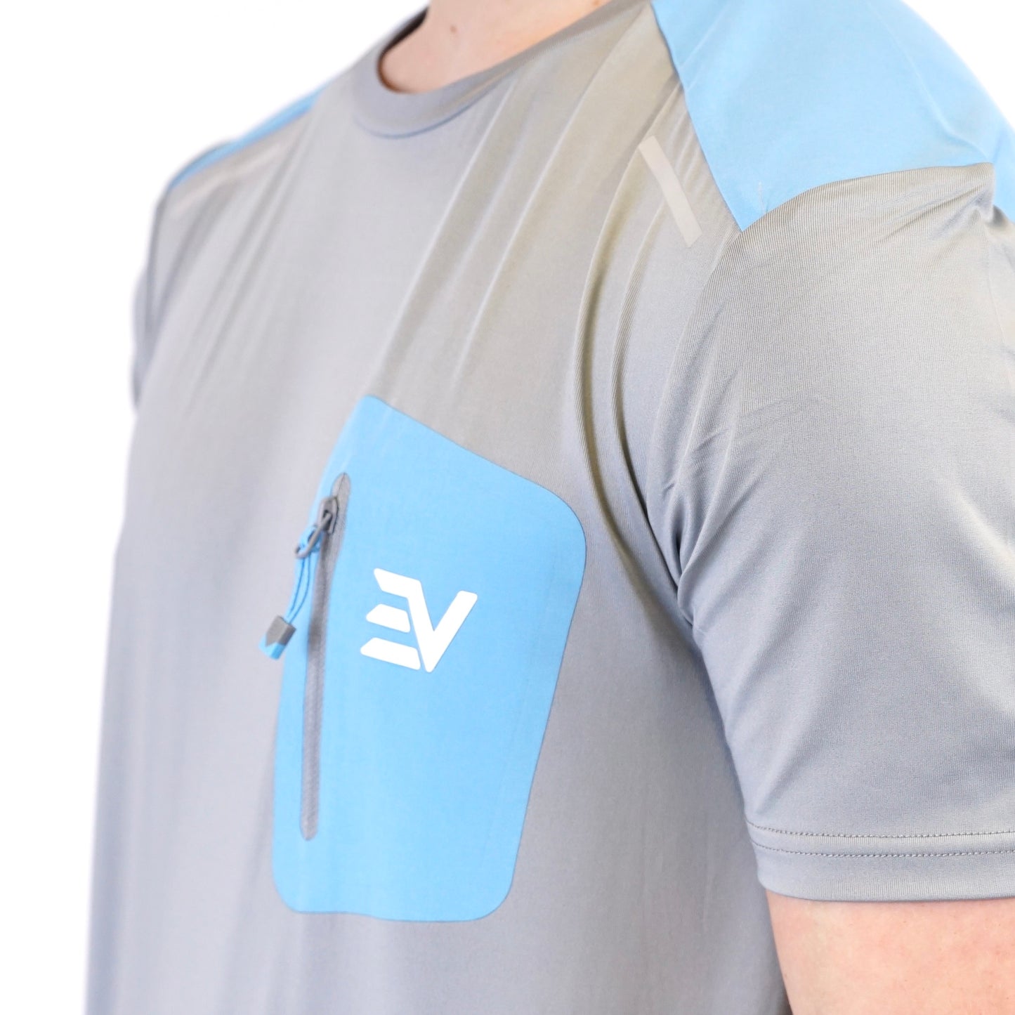 Envi Edge Tee Set - Grey / Blue