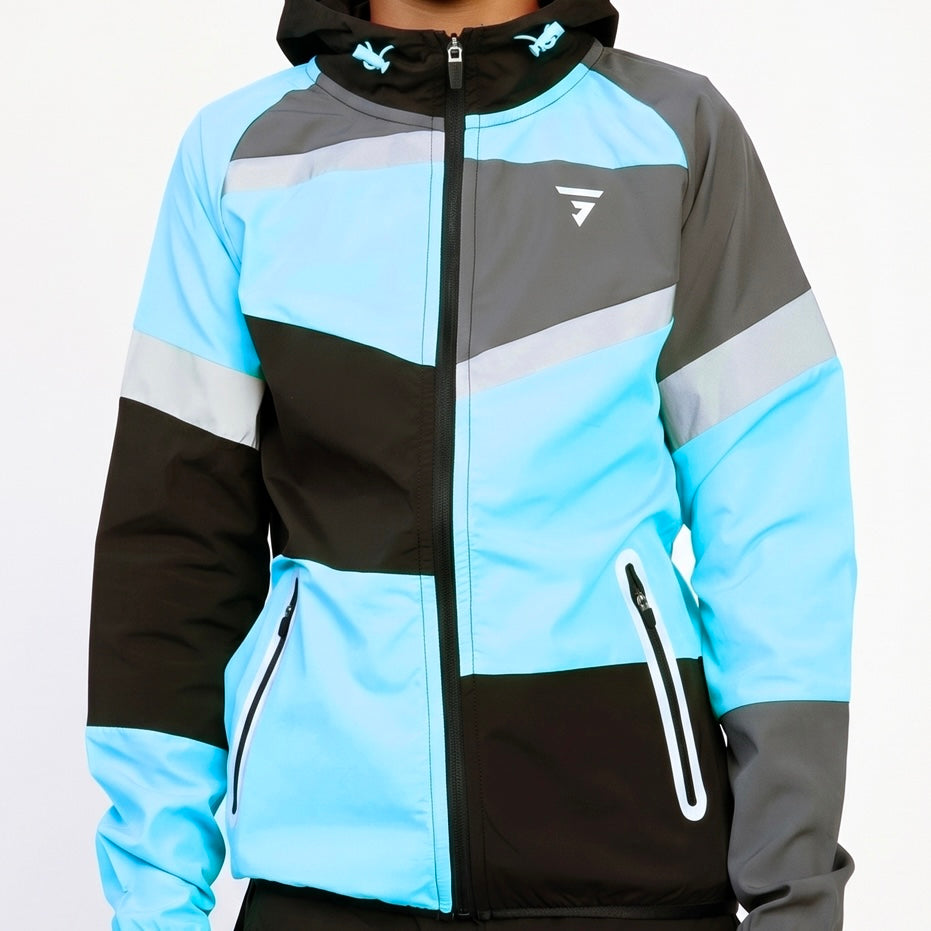GRIID Panel Set - Jacket & Shorts - Onyx Blue
