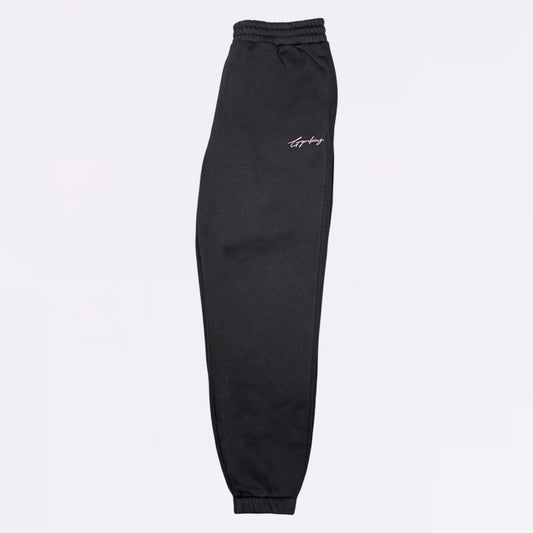 Gym King Script Jersey Jogger (Girls) - Pewter