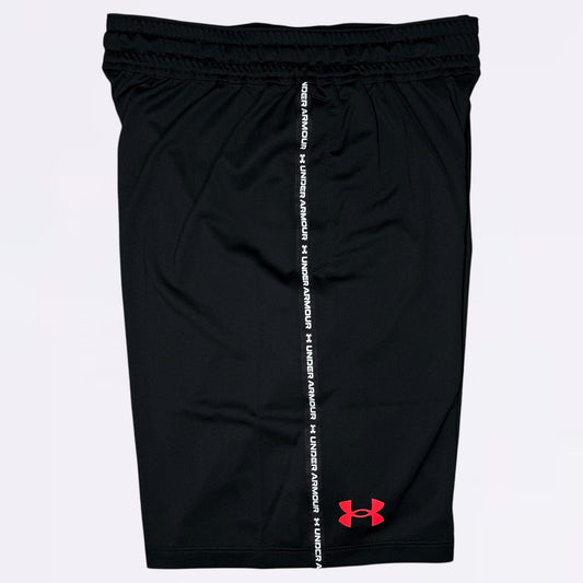 Under Armour Tape Shorts Black/Crimson (Junior)