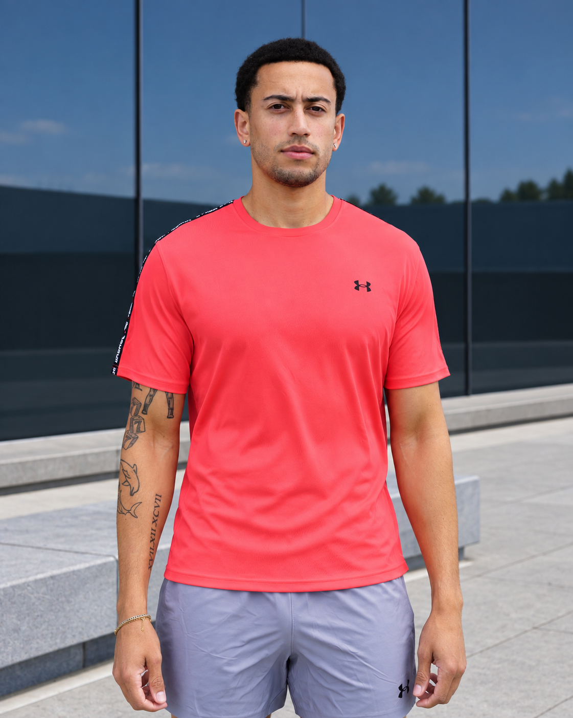 Under Armour 3 Piece Set - Grey / Red