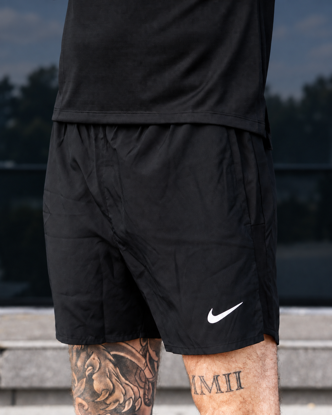 Nike Stride Windrunner 3 Piece Set - Crimson / Black