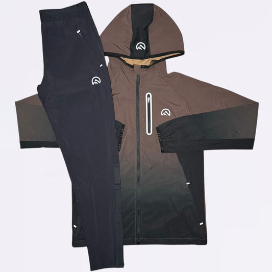 Flux Gradient & Running Set - Brown / Black (Junior)