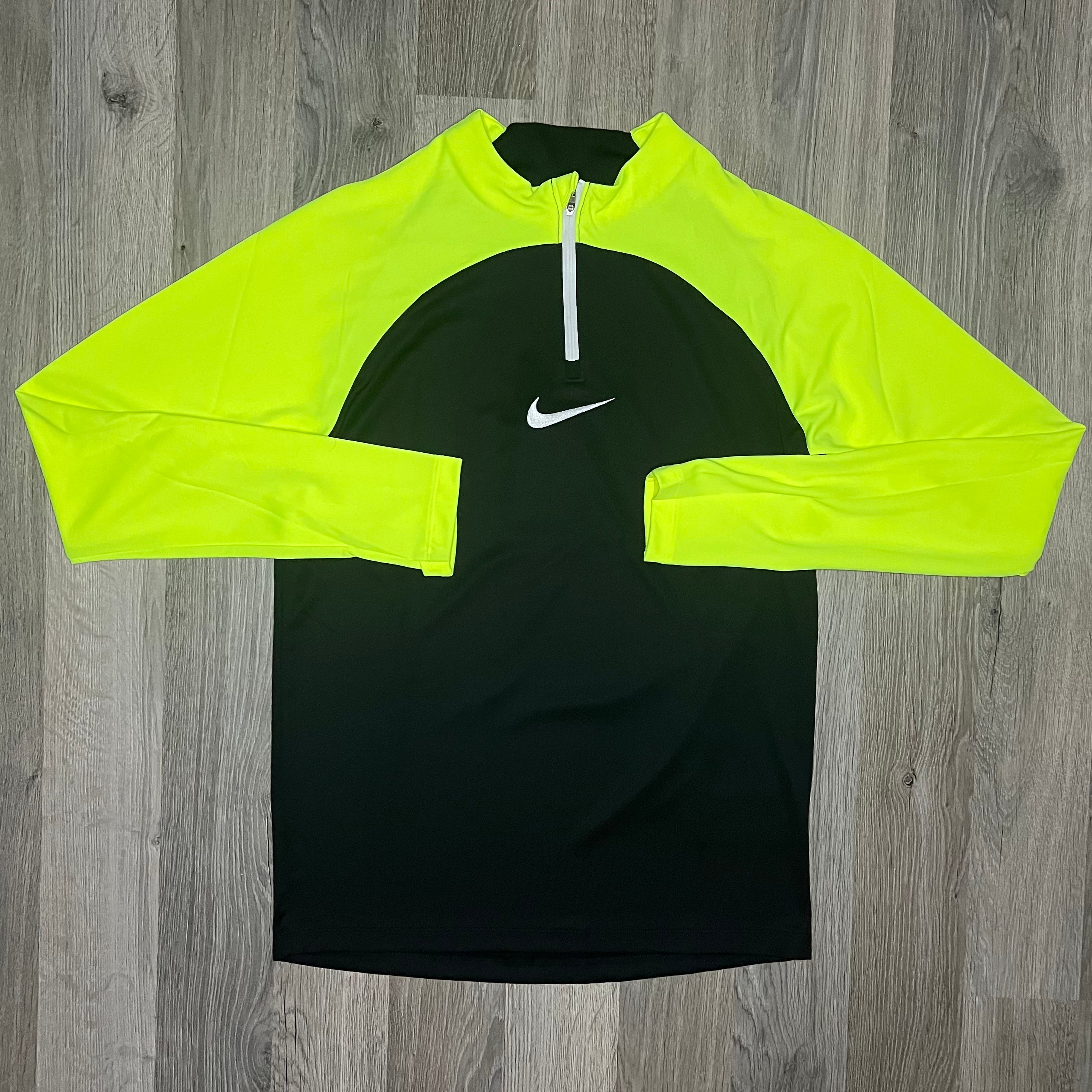 Nike Academy Half Zip Black Volt RESTOCK3D