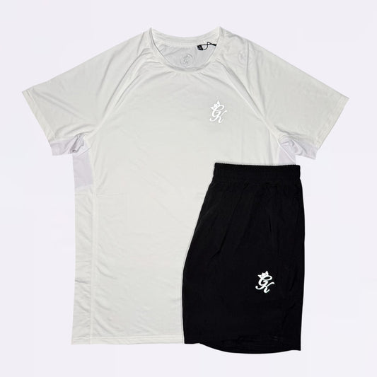 GymKing Energy Texture Set - White / Black