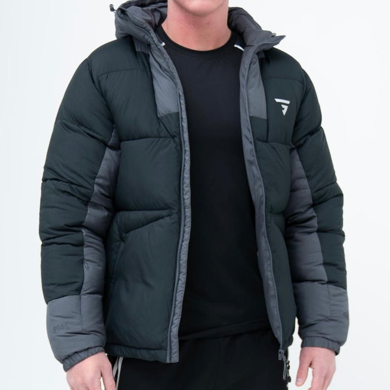 GRIID Mera Puffer Jacket Black (Black Toggle)