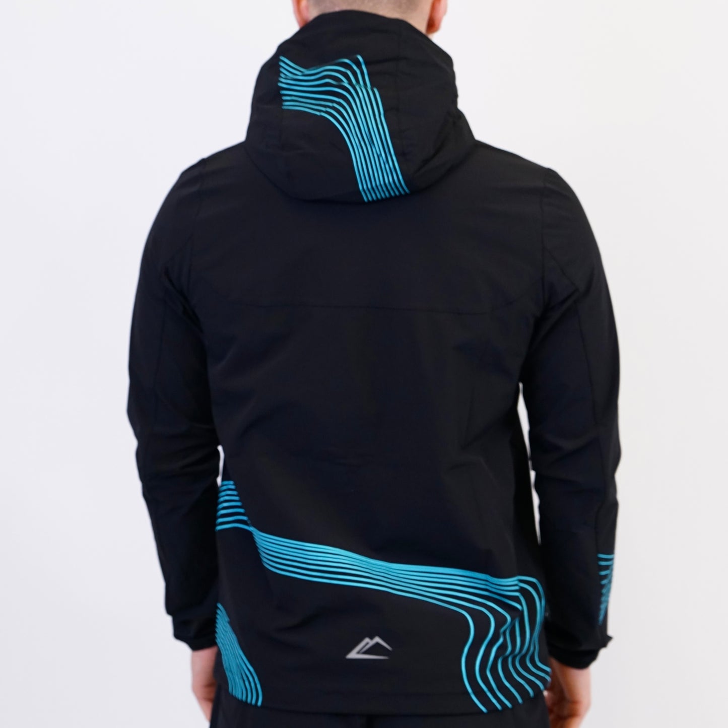 ActiveLine Wave - Jacket & Shorts Set - Black / Turquoise