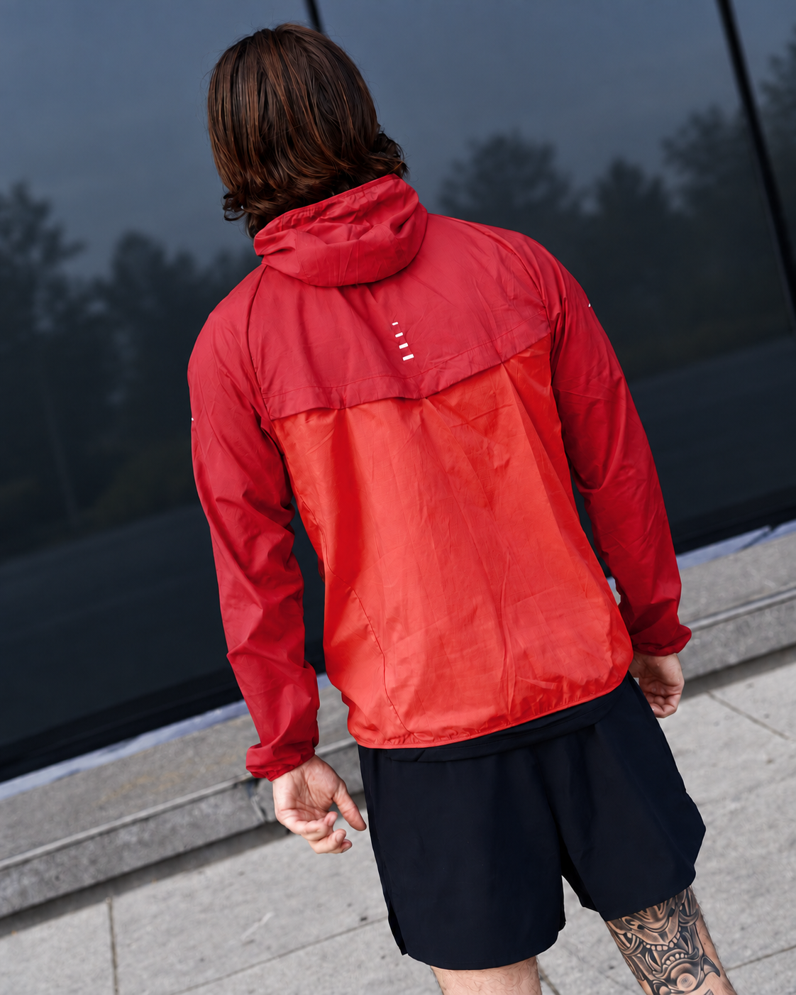 Nike Stride Windrunner 3 Piece Set - Crimson / Black