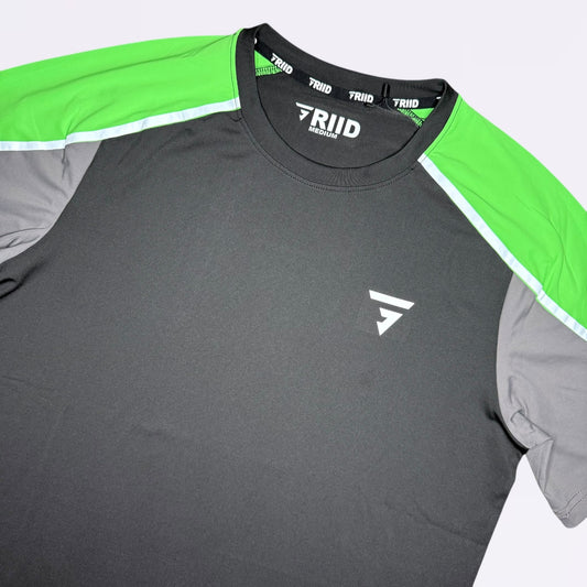 GRIID Reflect Tee - Black / Green
