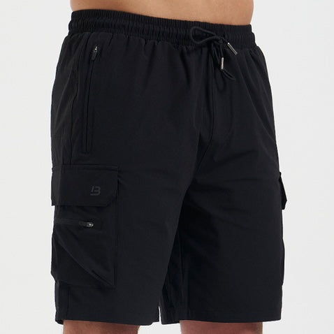 Bee Inspired Cargo Short - Black