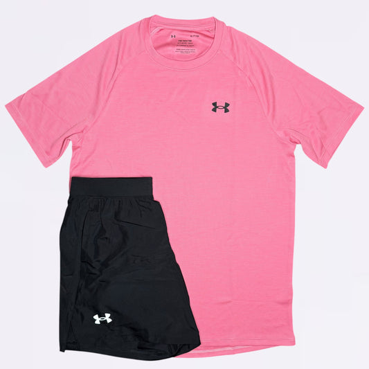 Under Armour Tech & Speed Stride Set - Pink Foam / Black