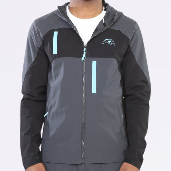 GRIID Triple G Windrunner - Shadow Grey / Electric Blue