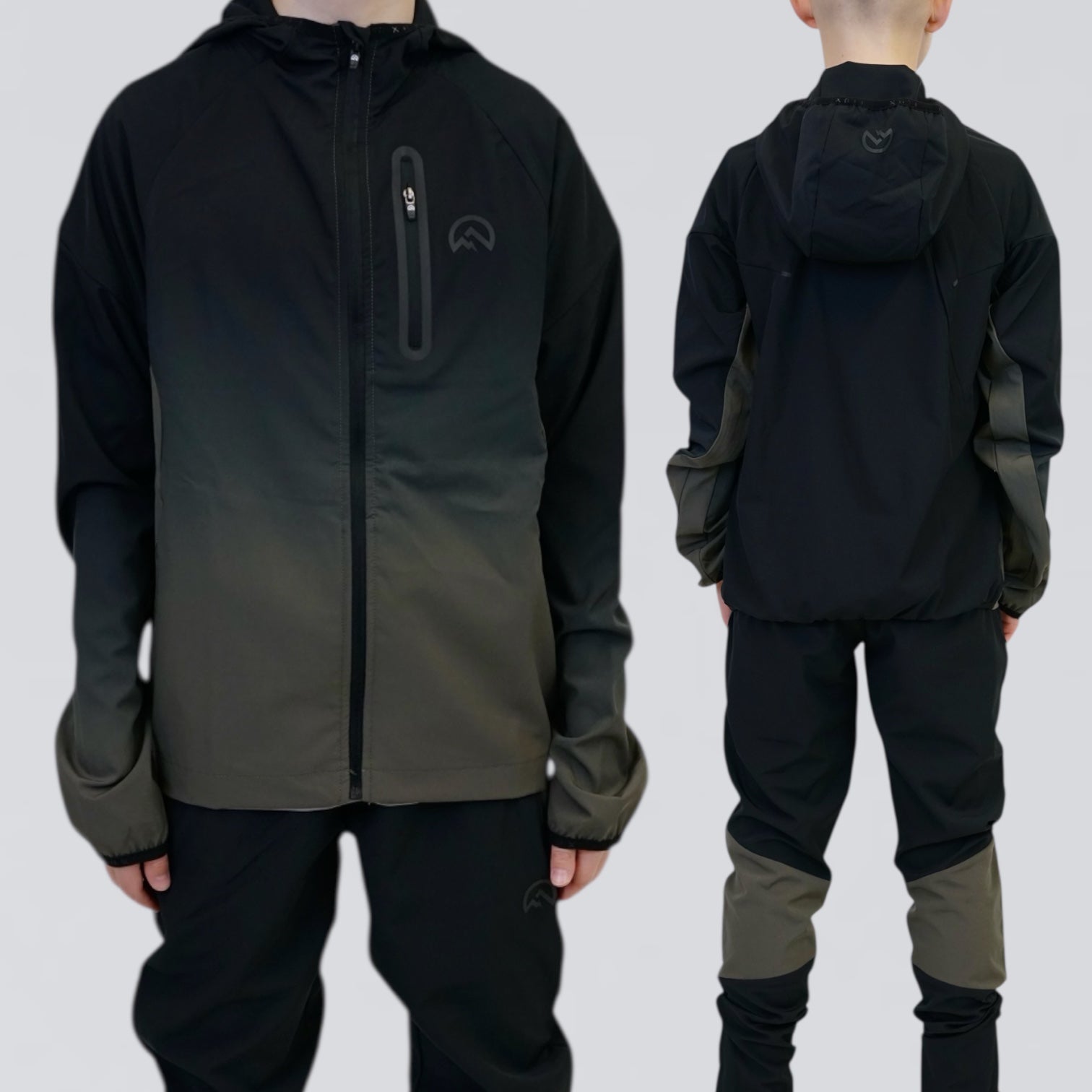 Flux Gradient Set - Black / Grey (Junior)