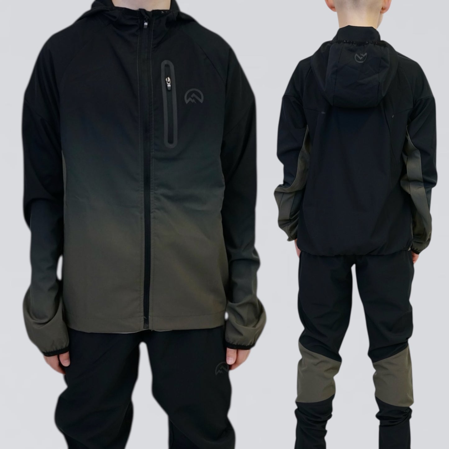 Flux Gradient Set - Black / Grey (Junior)