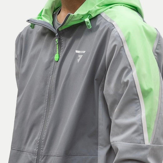 GRIID Reflect Jacket - Grey / Mint  (Junior)