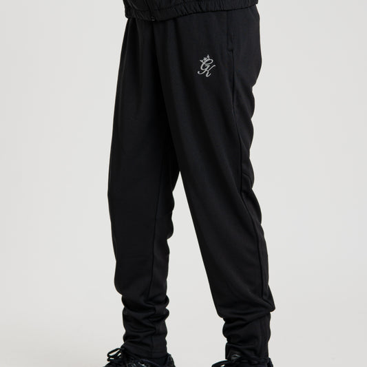 GymKing Lightweight Poly Joggers - Black (Junior)