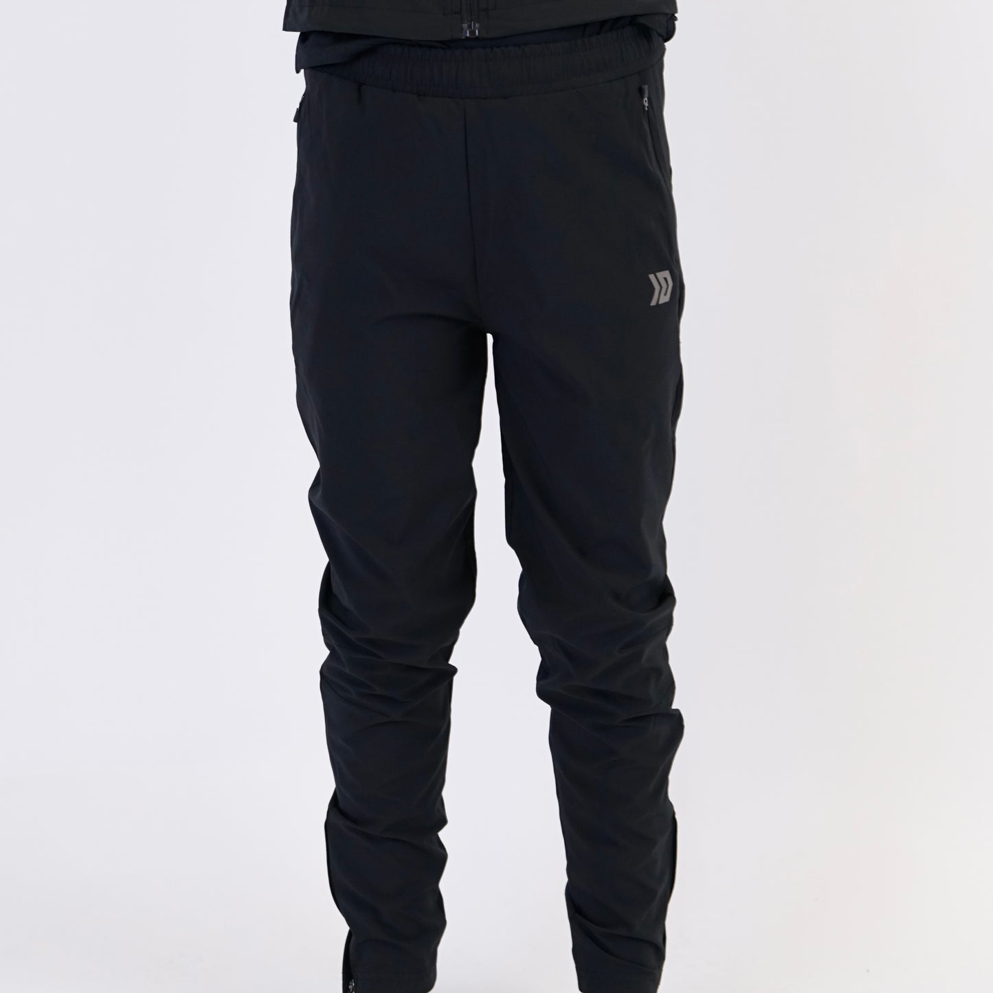 DASH Core Jacket & Jogger Set - White / Black (Junior)