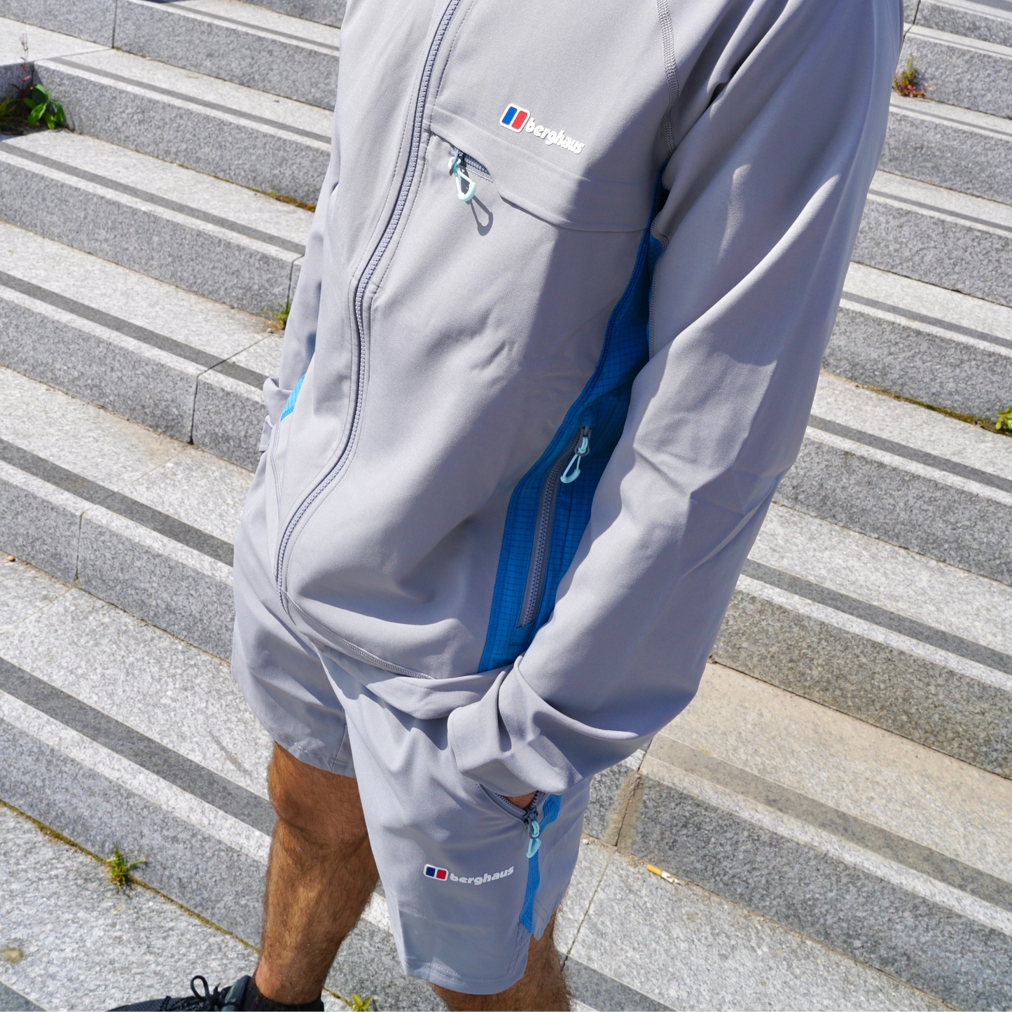 Berghaus Wavertree Jacket - Dark Grey / Blue