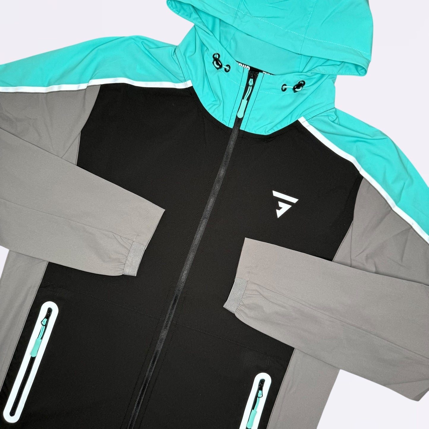 GRIID Reflect Windrunner Set - Grey / Aqua