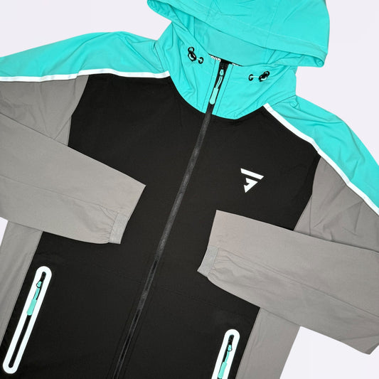 GRIID Reflect Windrunner - Grey / Aqua