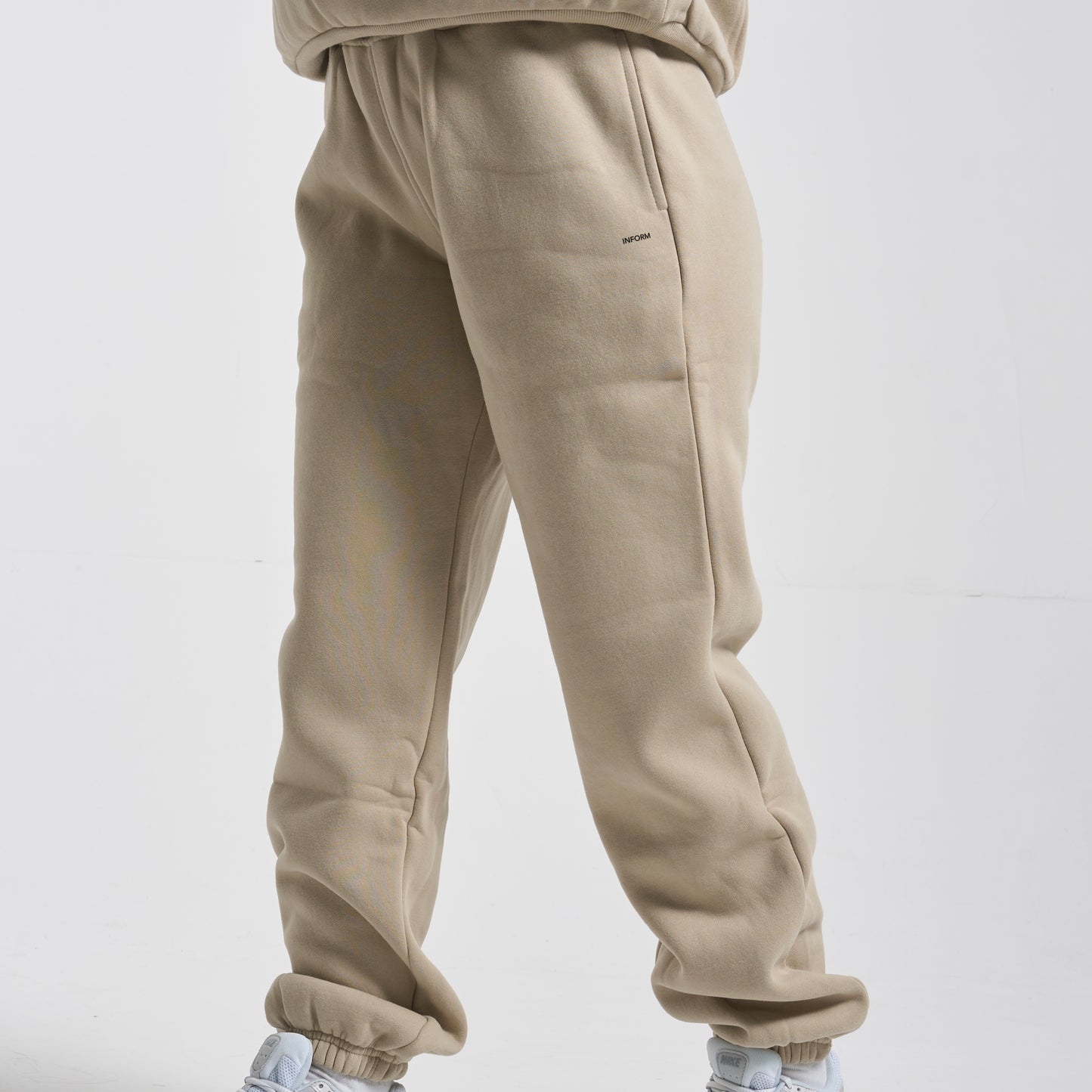 INFORM Hoodie & Joggers Oversized Recovery Set - Sand