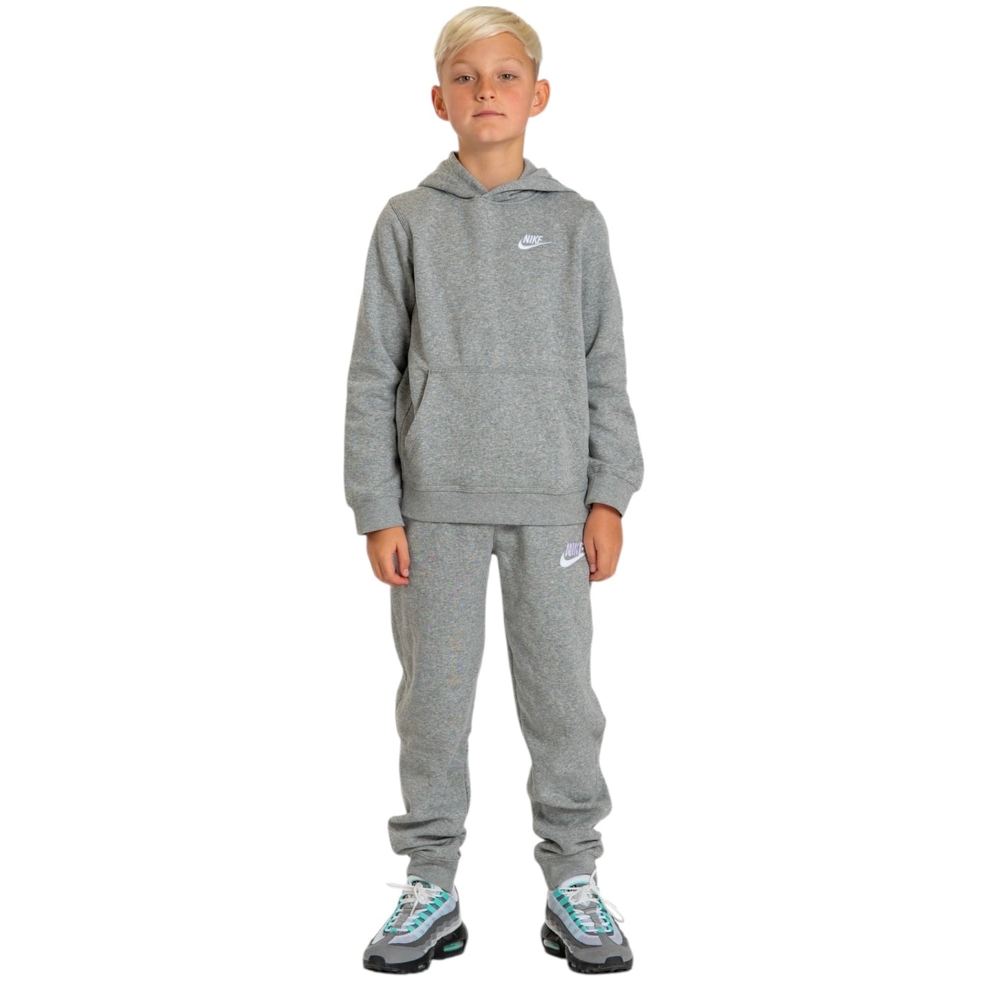Nike Club Hoodie Grey (Junior)
