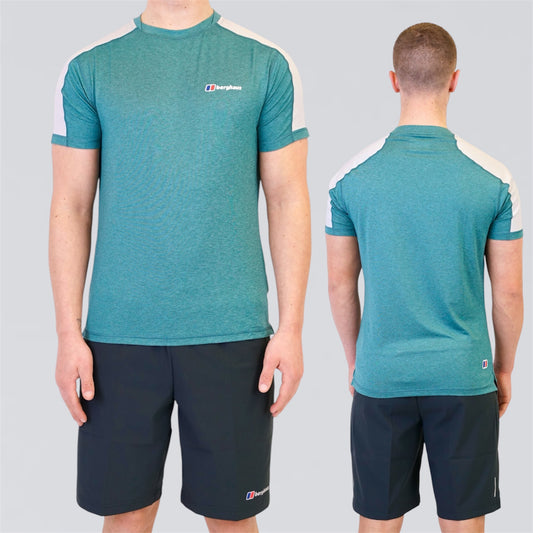 Berghaus Farndale & Terrain Set - Tee & Shorts - Teal / Black