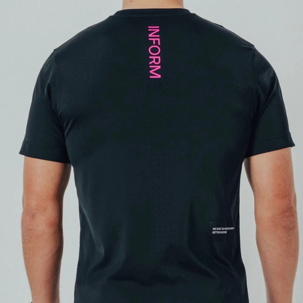 INFORM Transform Tee - Black / Pink