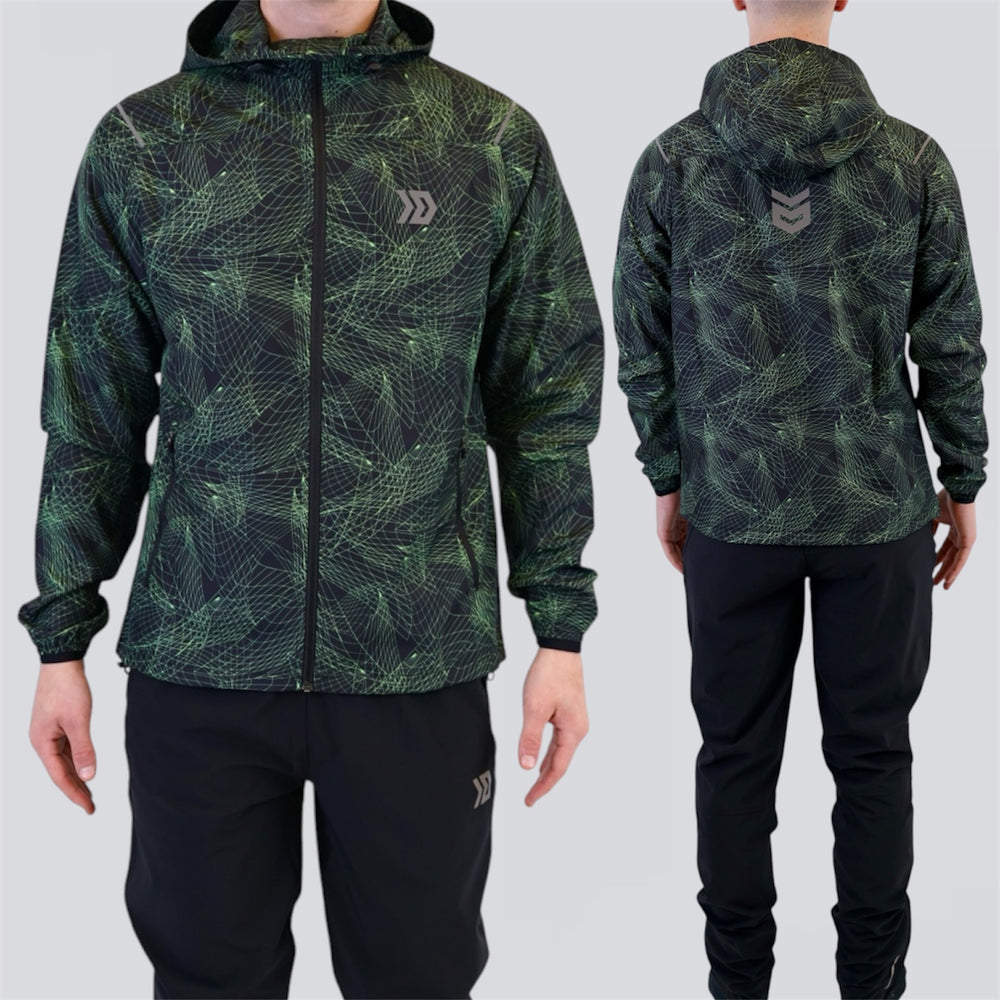 DASH Hyperweb Set - Windrunner & Joggers - Black / Neon