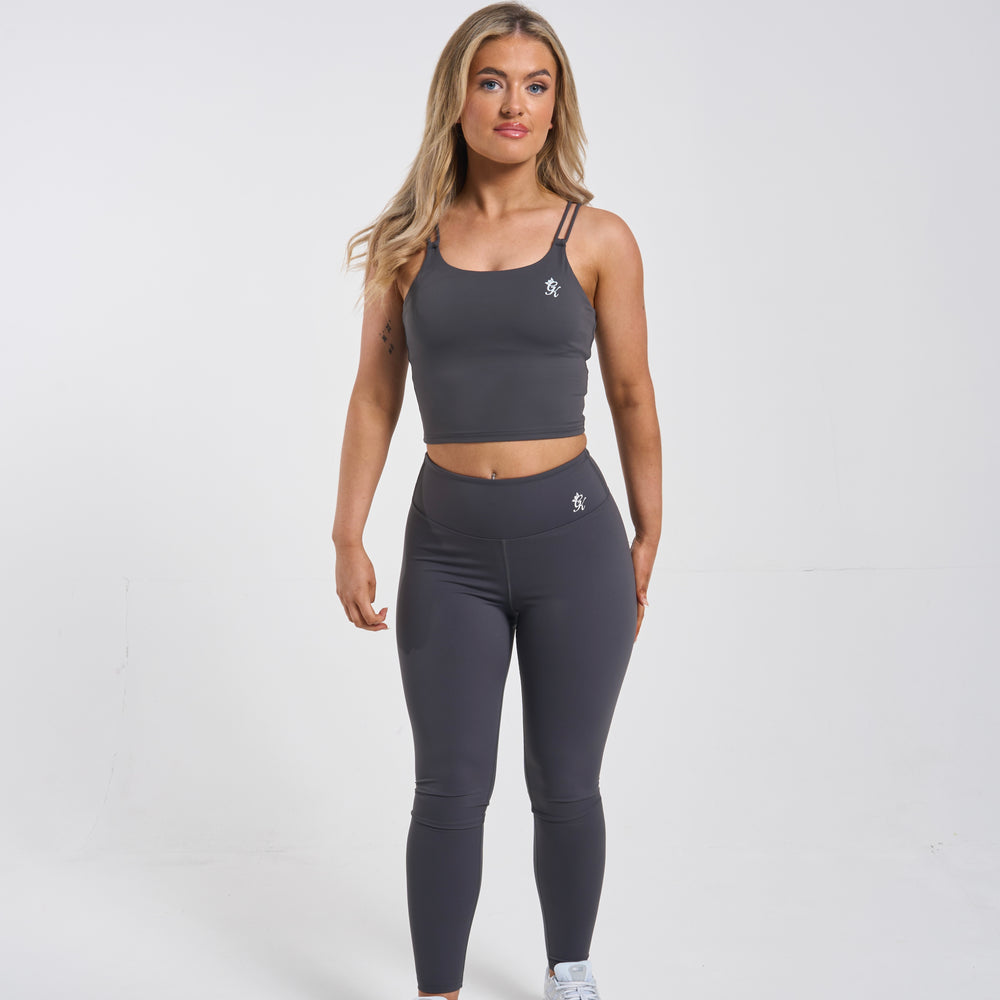 Gym King 365 Bra & Leggings Set - Oyster Grey