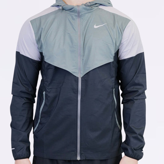 Nike Windrunner Set - Jacket & Shorts - Smoke Grey / Black